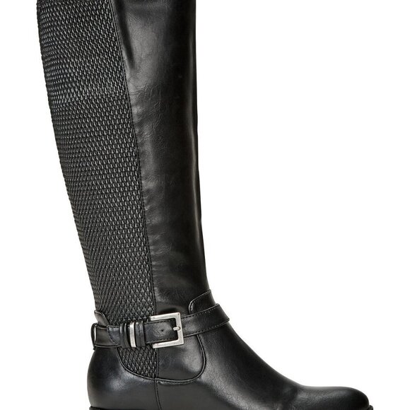 W41 Luciaa Closed Toe Knee High Riding Boots 5.5 M - Picture 2 of 6